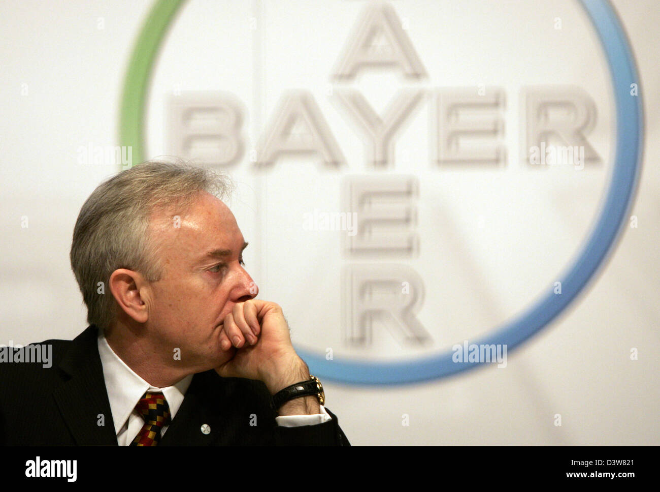 Arthur J. Higgins, Scottish CEO of Bayer Schering Pharma AG shown in