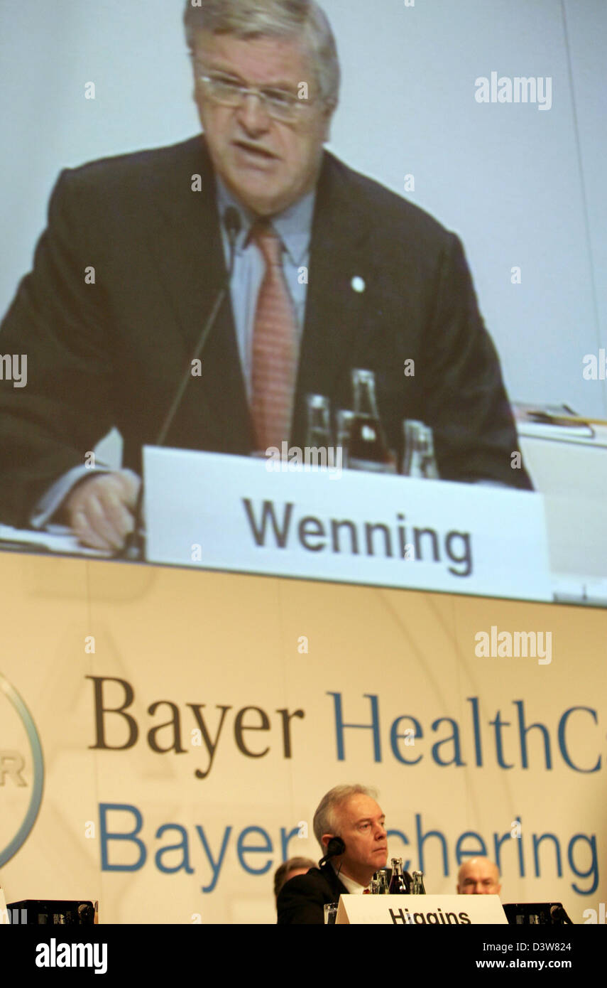 Werner Wenning, supervisory board chairman of Bayer Schering Pharma AG