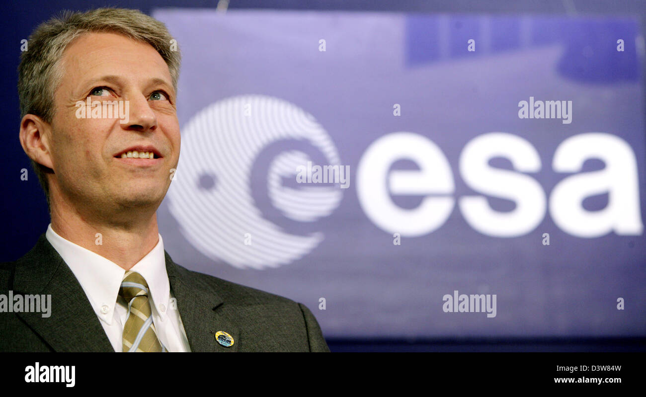 European Space Agency (esa) astronaut German Thomas Reiter is pictured ...