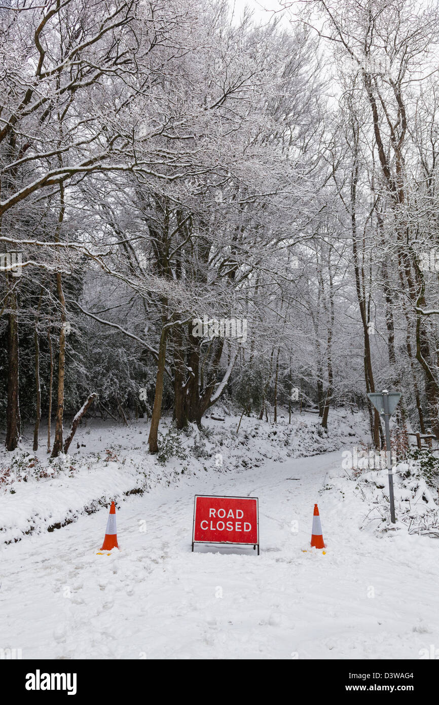 Traffic cones road signs lane hi-res stock photography and images - Alamy
