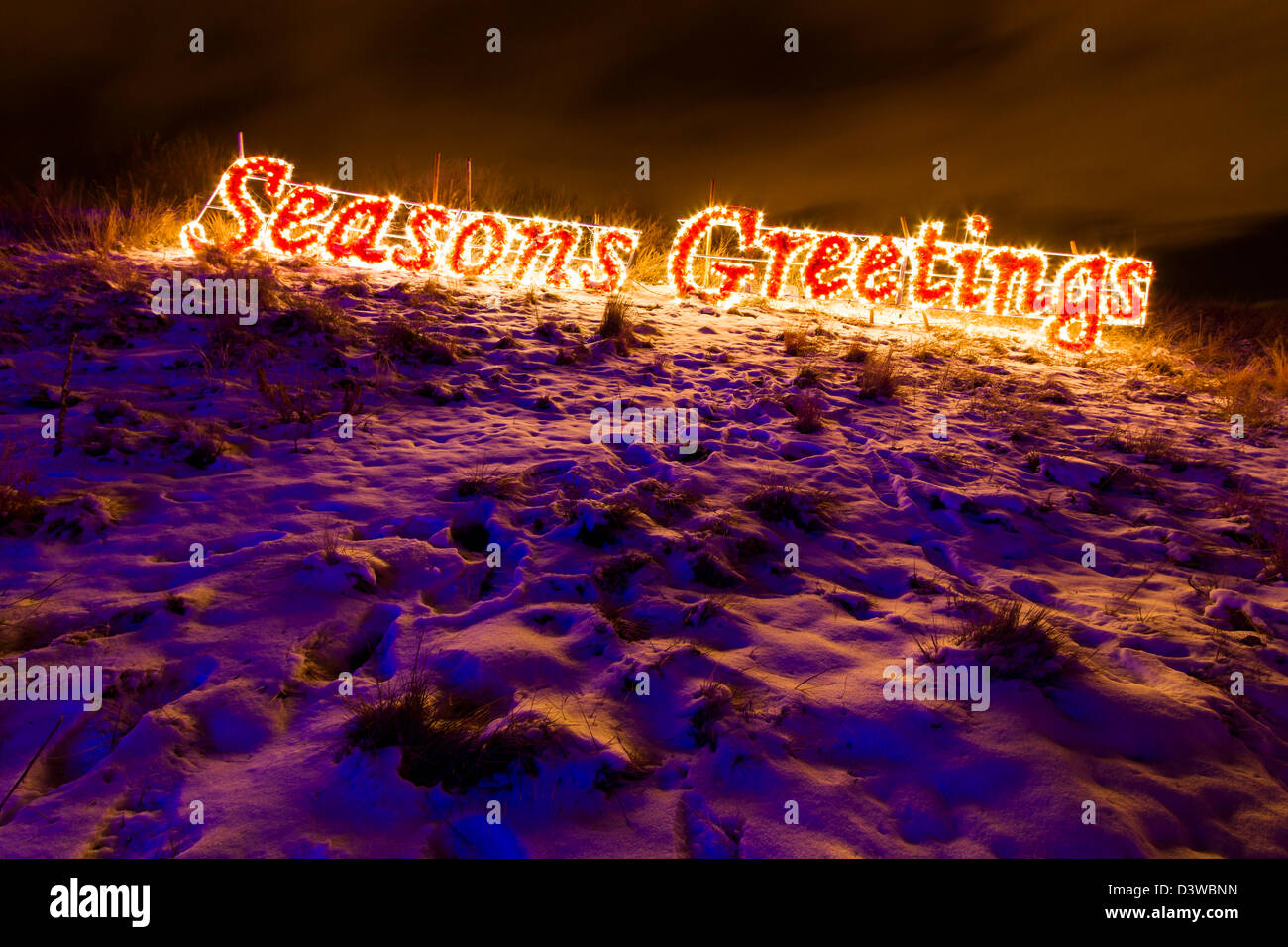 Historic farm decorated with Christmas lights Stock Photo Alamy