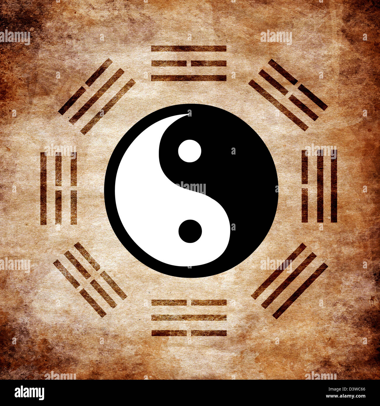 Bagua or Pa Kua Stock Photo - Alamy