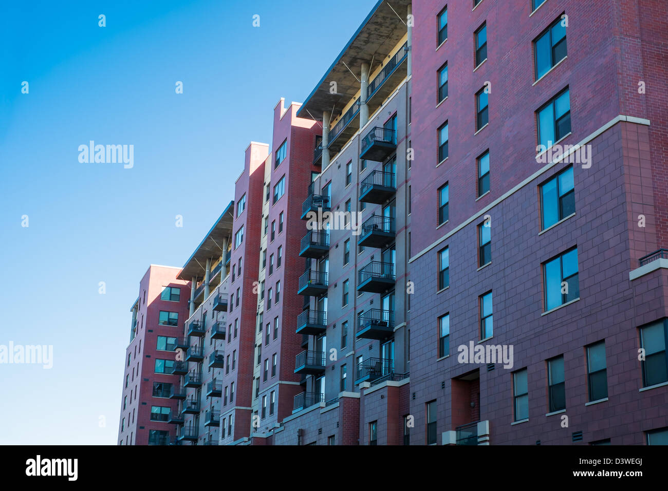An apartment complex in the trendy area of Skyline Park in Denver