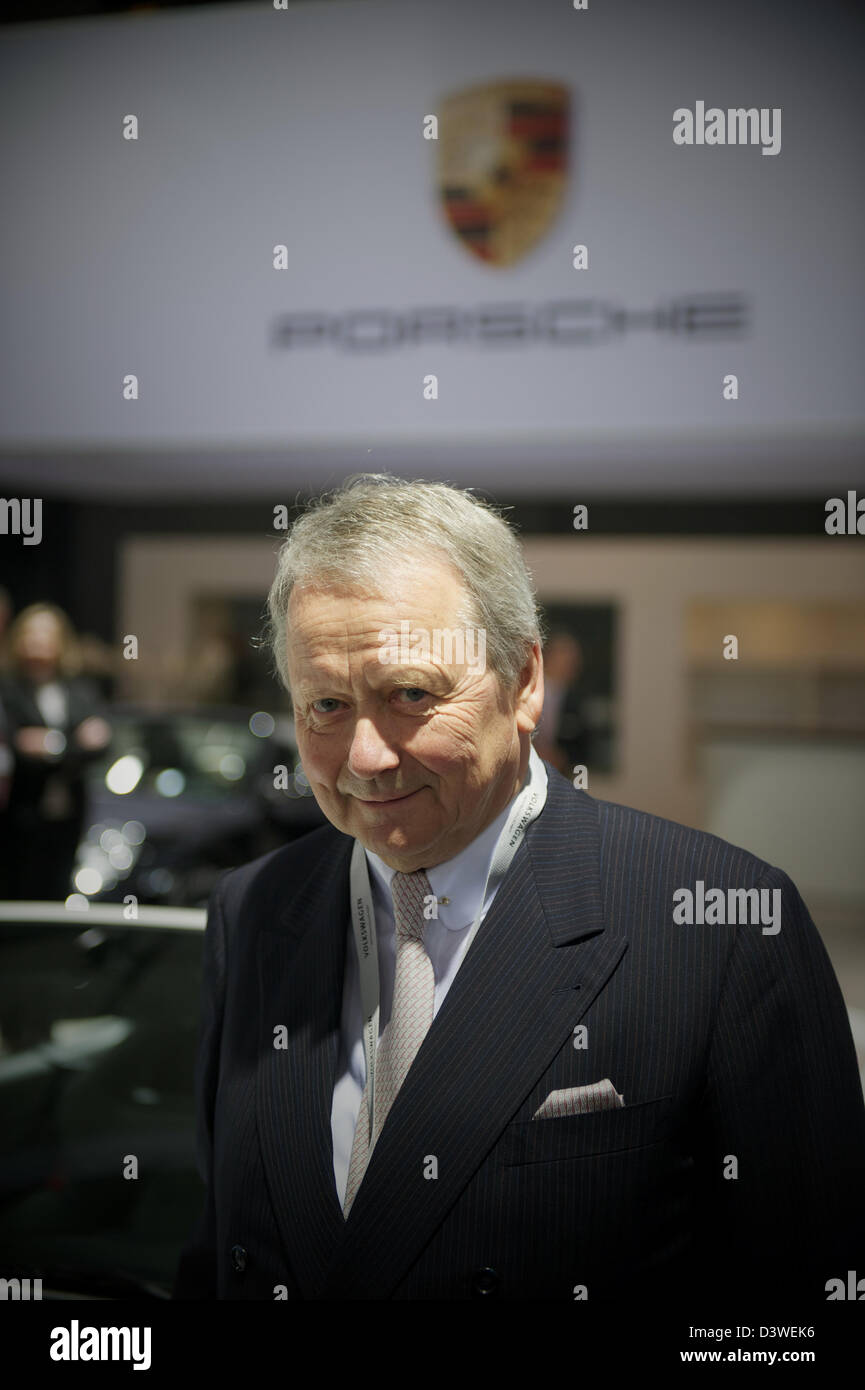 Hamburg, Germany, Dr. Wolfgang Porsche, Chairman of the Supervisory Board of Porsche Automobil Holding Stock Photo