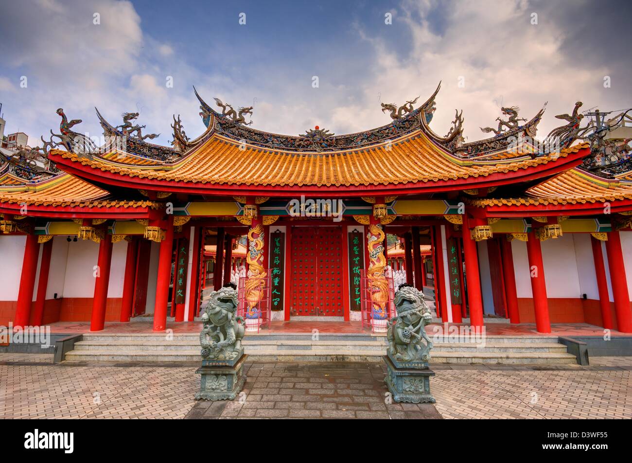 Confucius Shrine in Nagasaki, Japan. Stock Photo