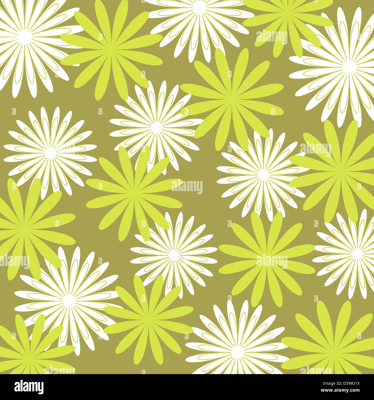 Colorful seamless floral pattern Stock Photo