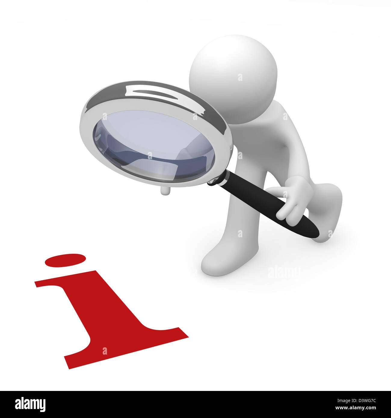 man with magnifying glass png