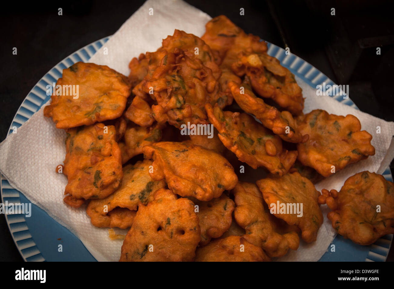 Pakora, Onion Bhaji Stock Photo Alamy