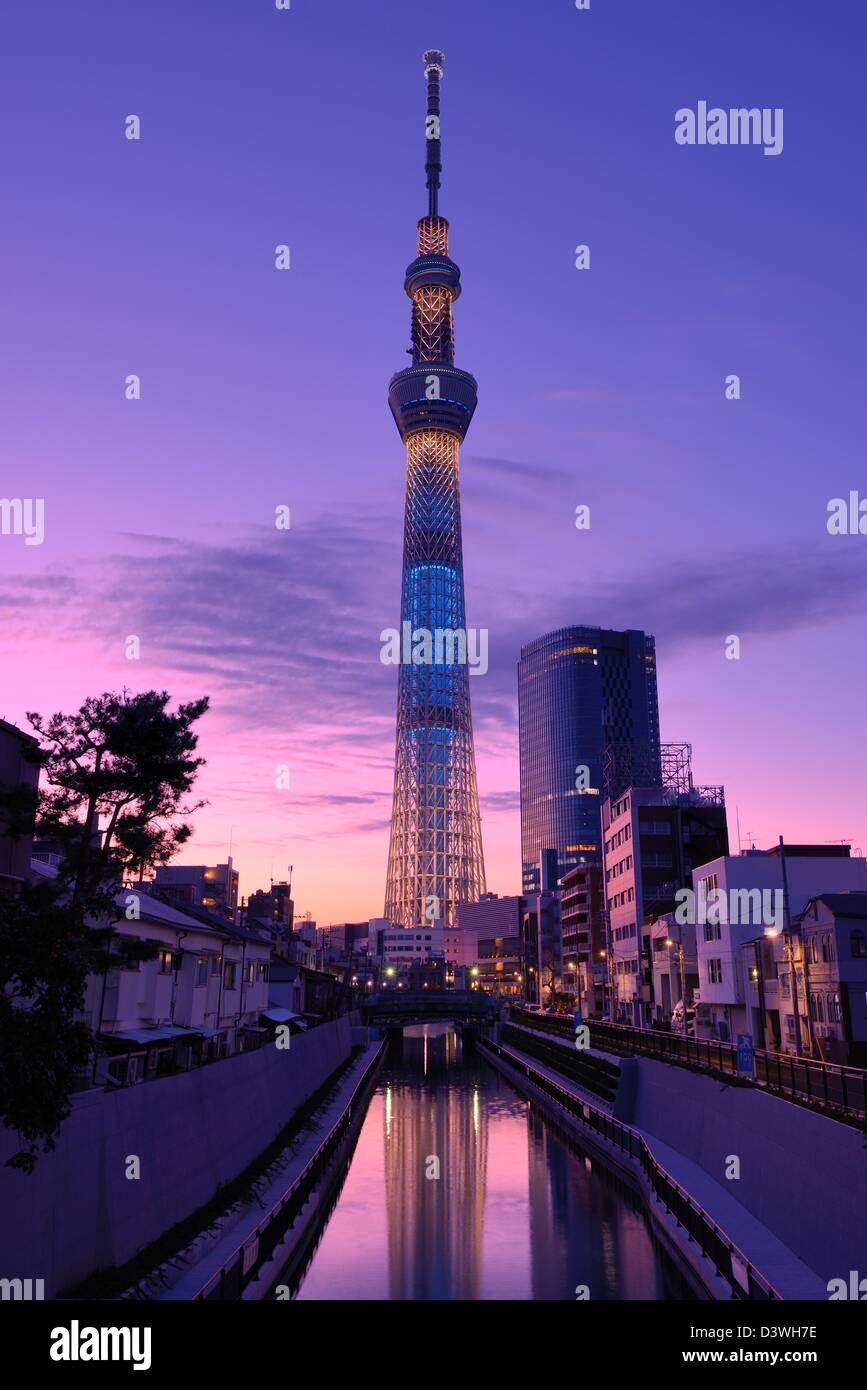 The Tokyo Sky Tree in Tokyo, Japan. Stock Photo