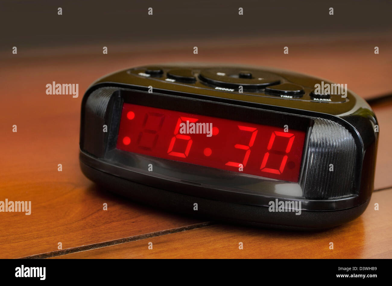 Alarm clock time 6 30 hi-res stock photography and images - Alamy