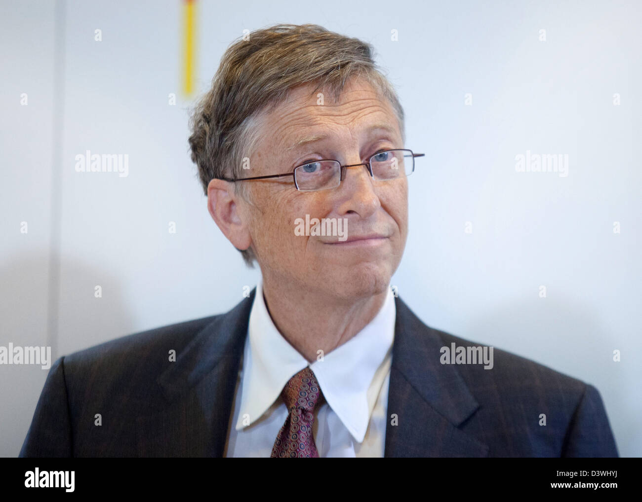Berlin, Germany, Bill Gates, founder of Microsoft Corporation Stock