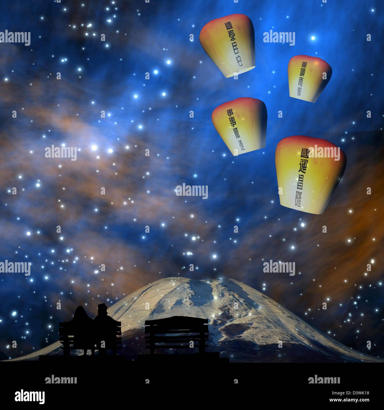 Pingsi sky lantern festival hi-res stock photography and images - Alamy