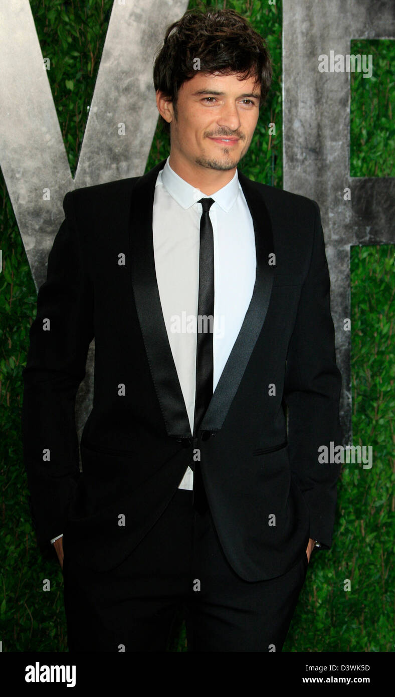 ORLANDO BLOOM 2013 VANITY FAIR OSCAR PARTY SUNSET TOWER LOS ANGELES