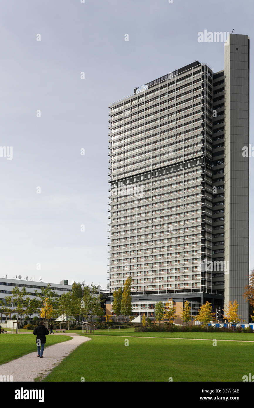 Bonn, Germany, the Langer Eugen at the UN Campus Stock Photo