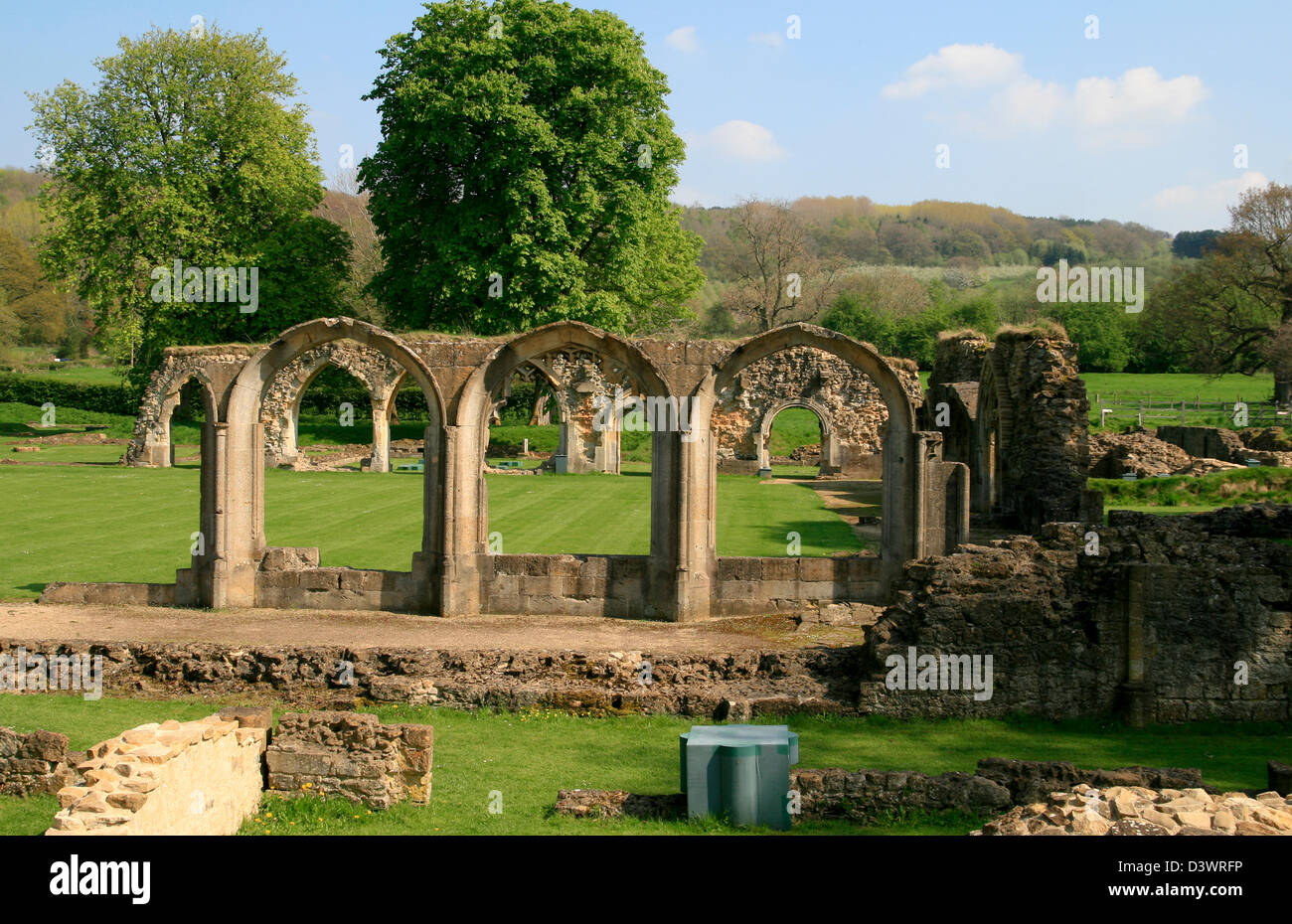 Hailes Abbey (EH NT) Gloucestershire England UK Stock Photo