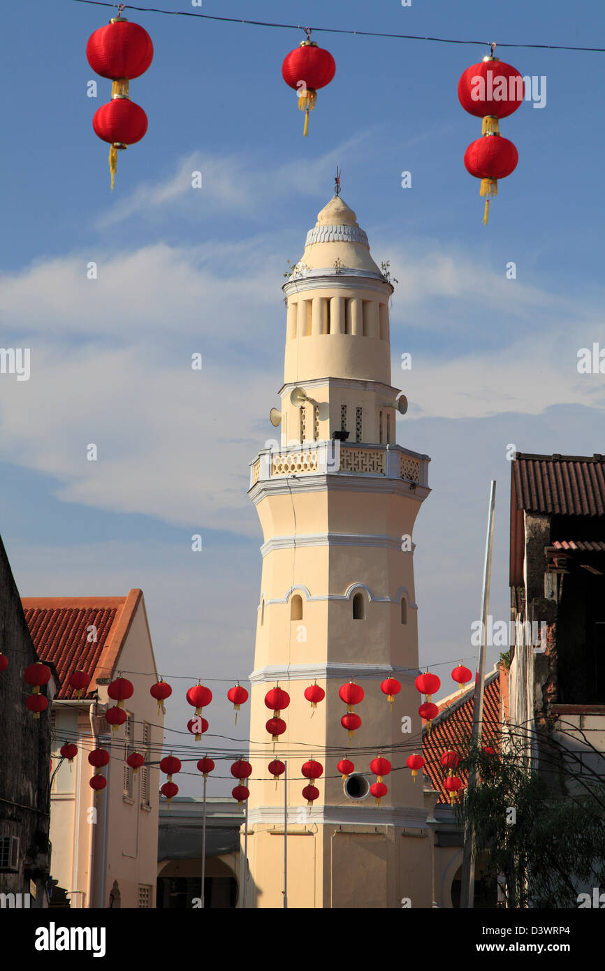 Malaysia; Penang; Georgetown, Masjid Melayu, Acheen Street Mosque, Stock Photo