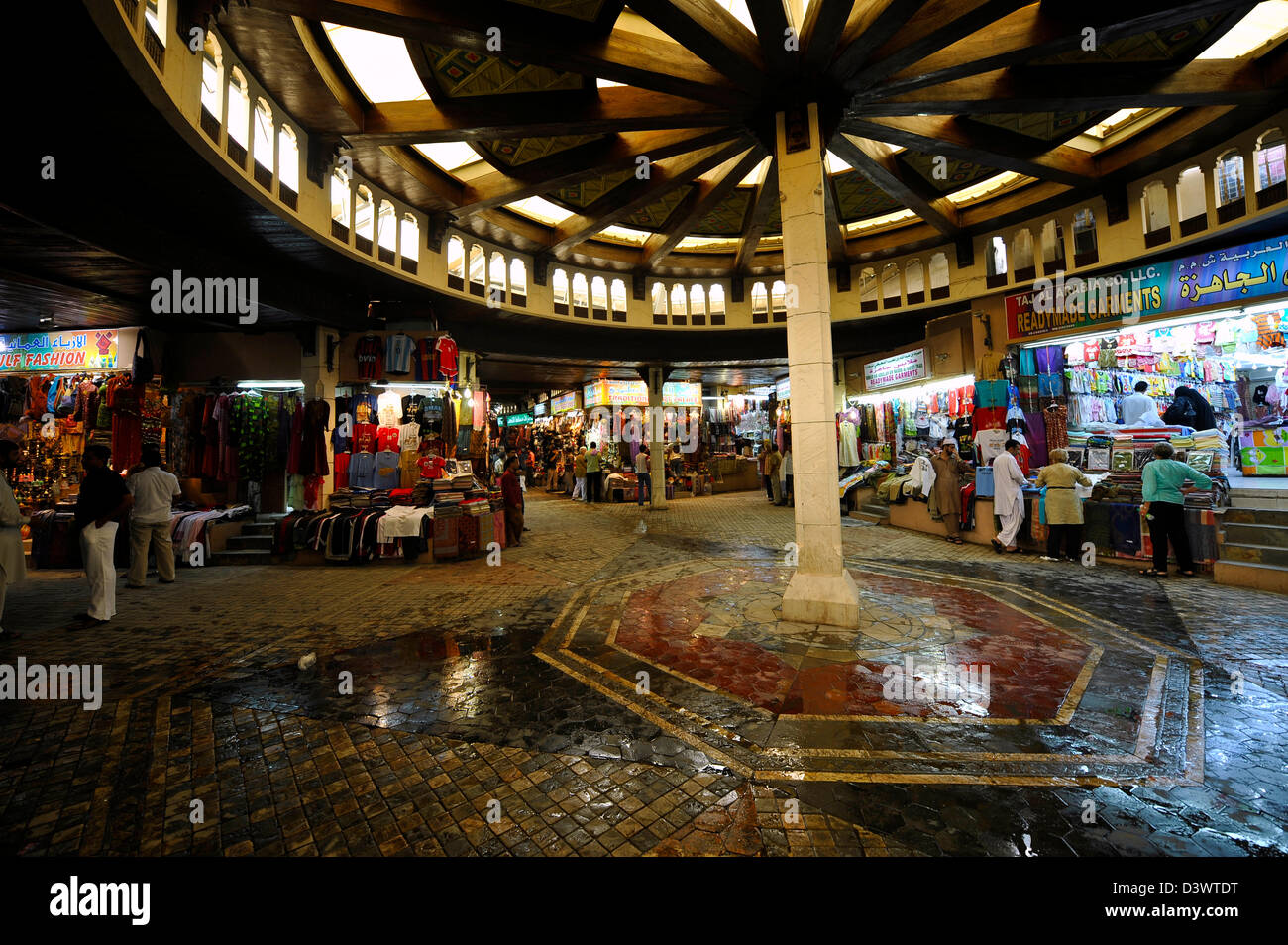 Muttrah Souq in the Muscat, Oman, oldest marketplace in the region Stock Photo
