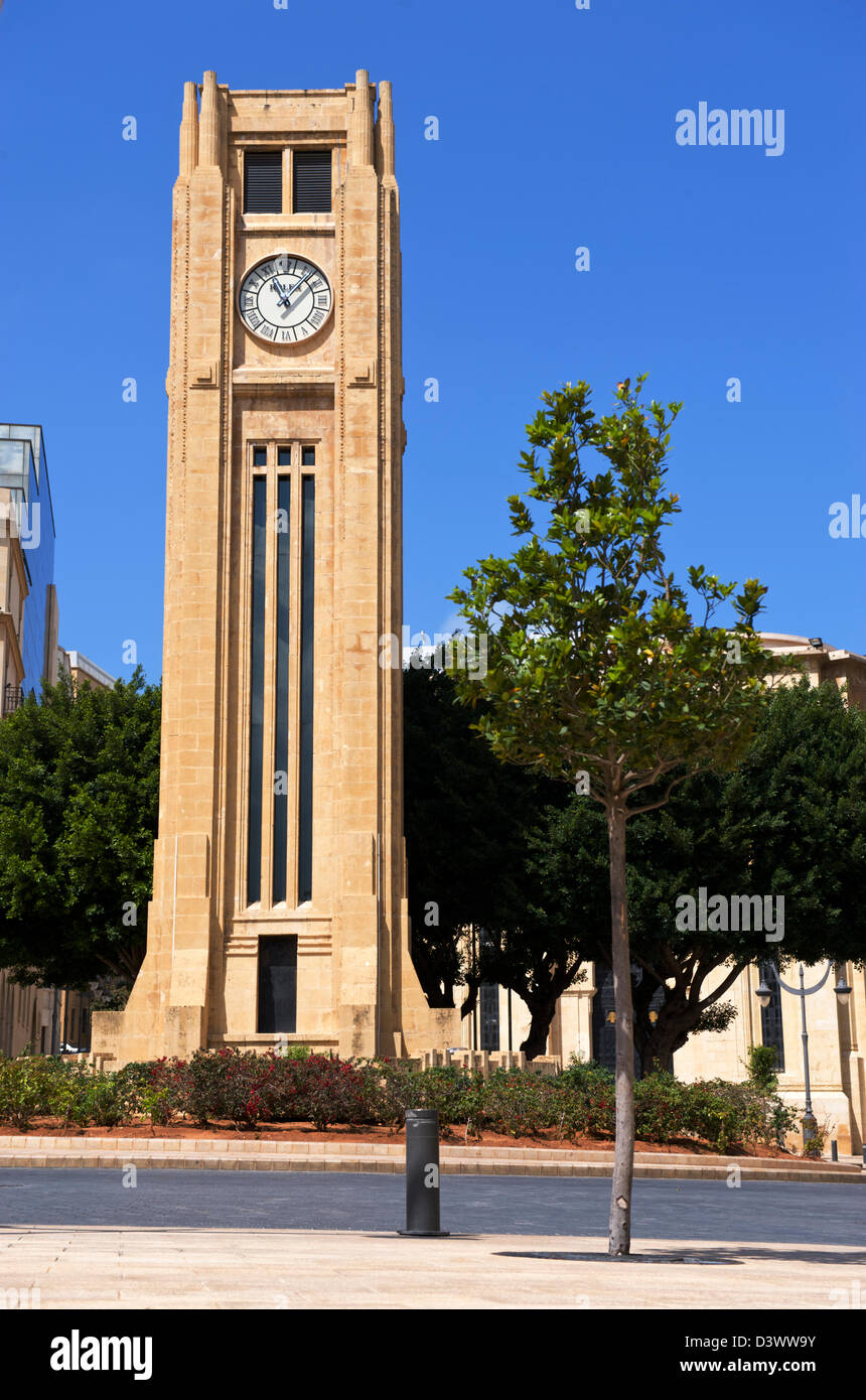 Lebanese House of Speakers in the restored Downtown district of Beirut Stock Photo