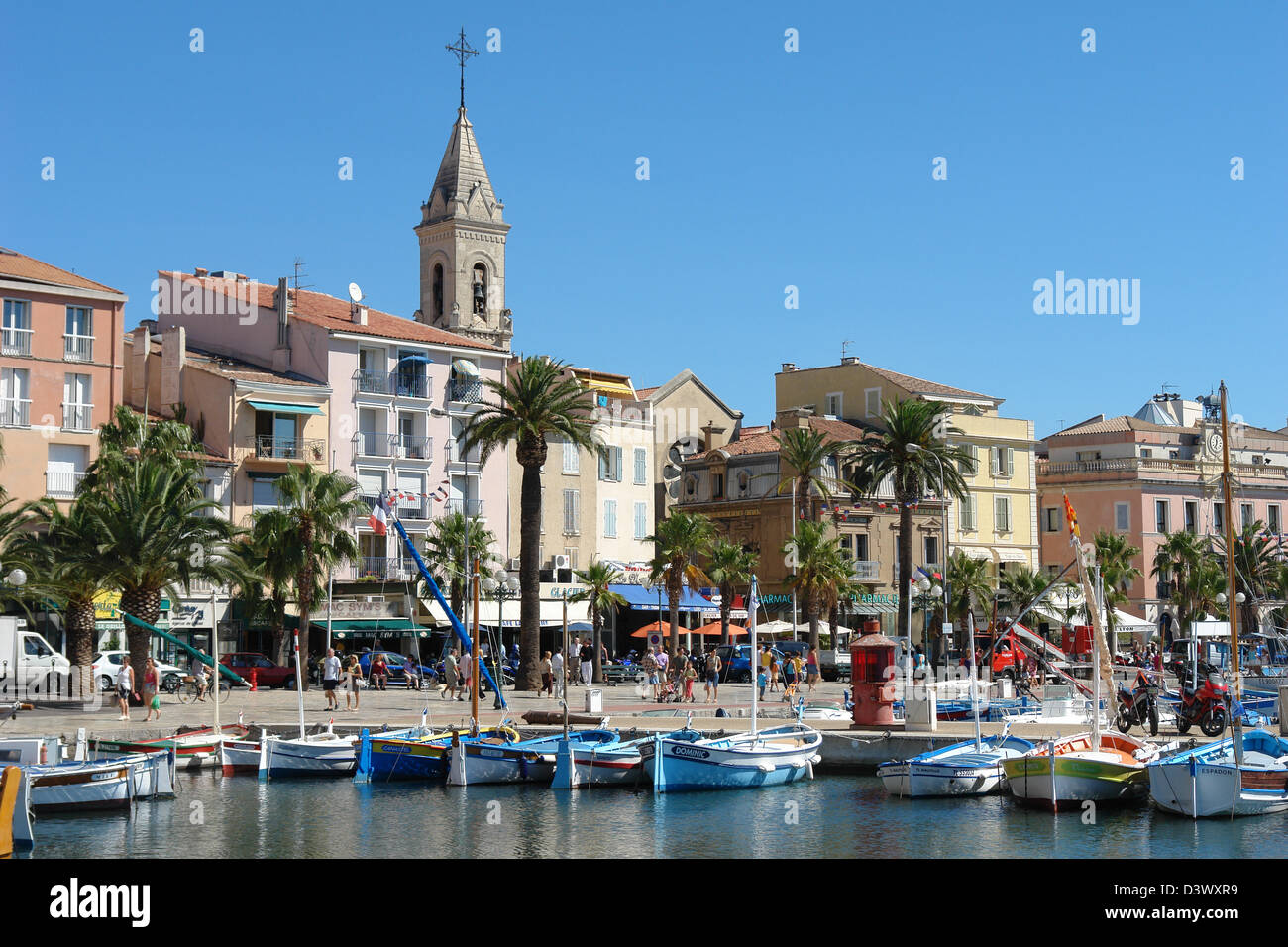 Port of Sanary Stock Photo Alamy