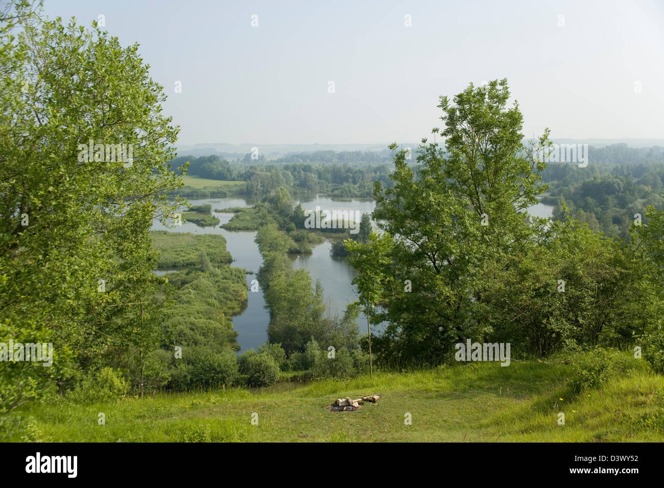 The Somme river from near Frise France Stock Photo - Alamy