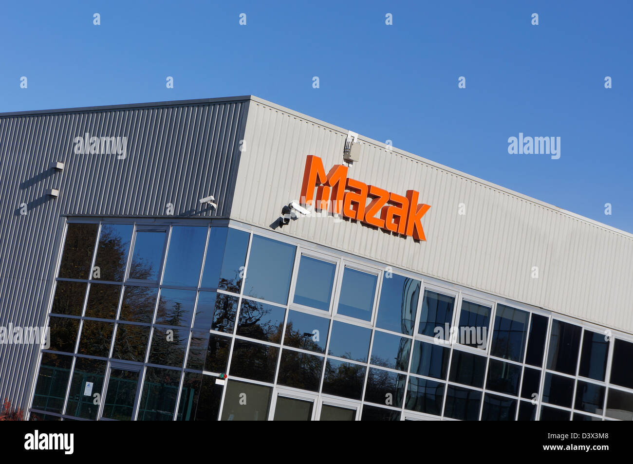 Mazak Machine Tools Factory - Worcester, UK Dec 2012 Stock Photo