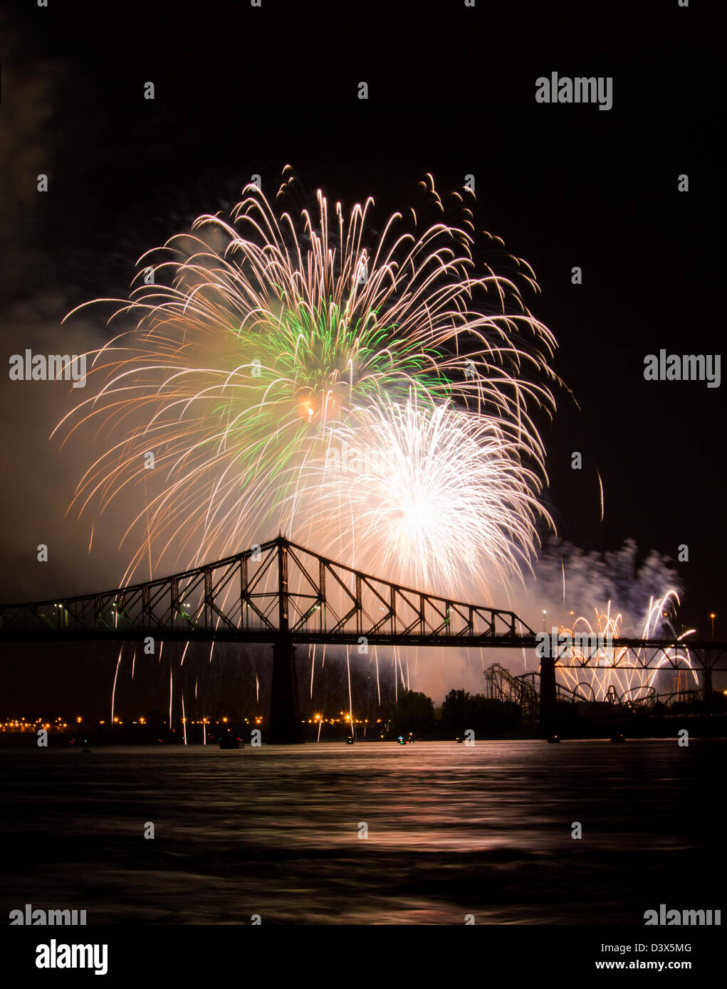 Fireworks la ronde montreal canada hires stock photography and images