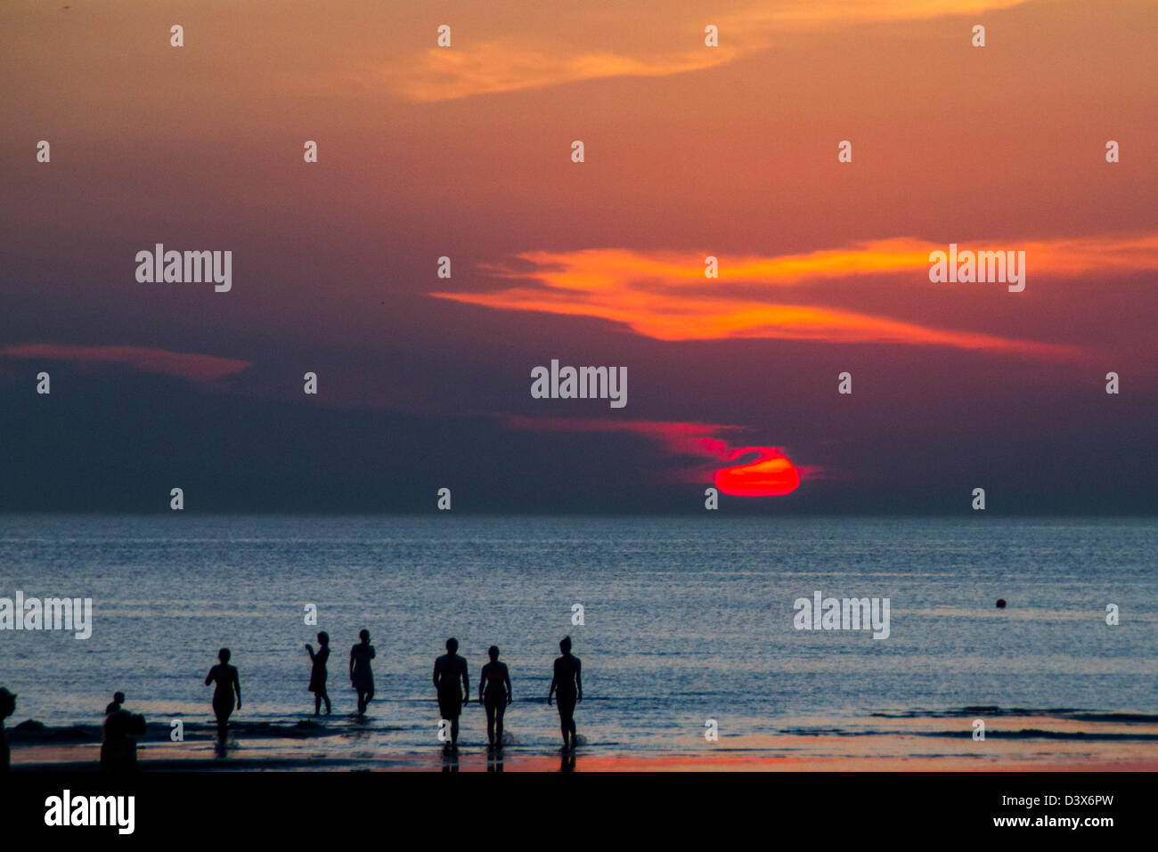 Summer sunset Stock Photo