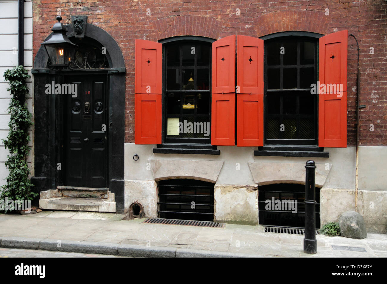 Dennis Severs house, Folgate street, Spitalfields, London, UK . Stock Photo
