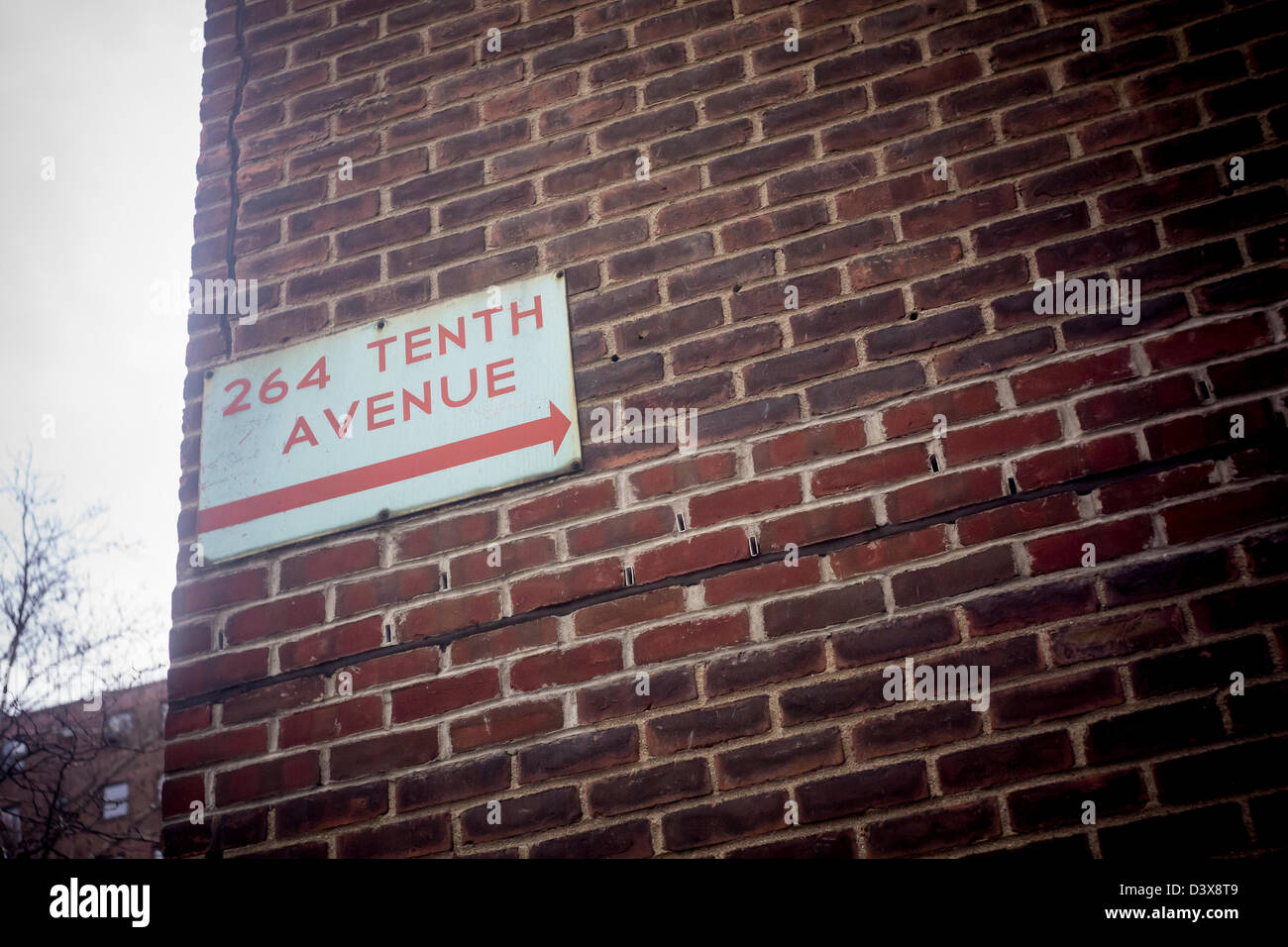 The massive NYCHA Elliot Houses complex of apartments in Chelsea in New
