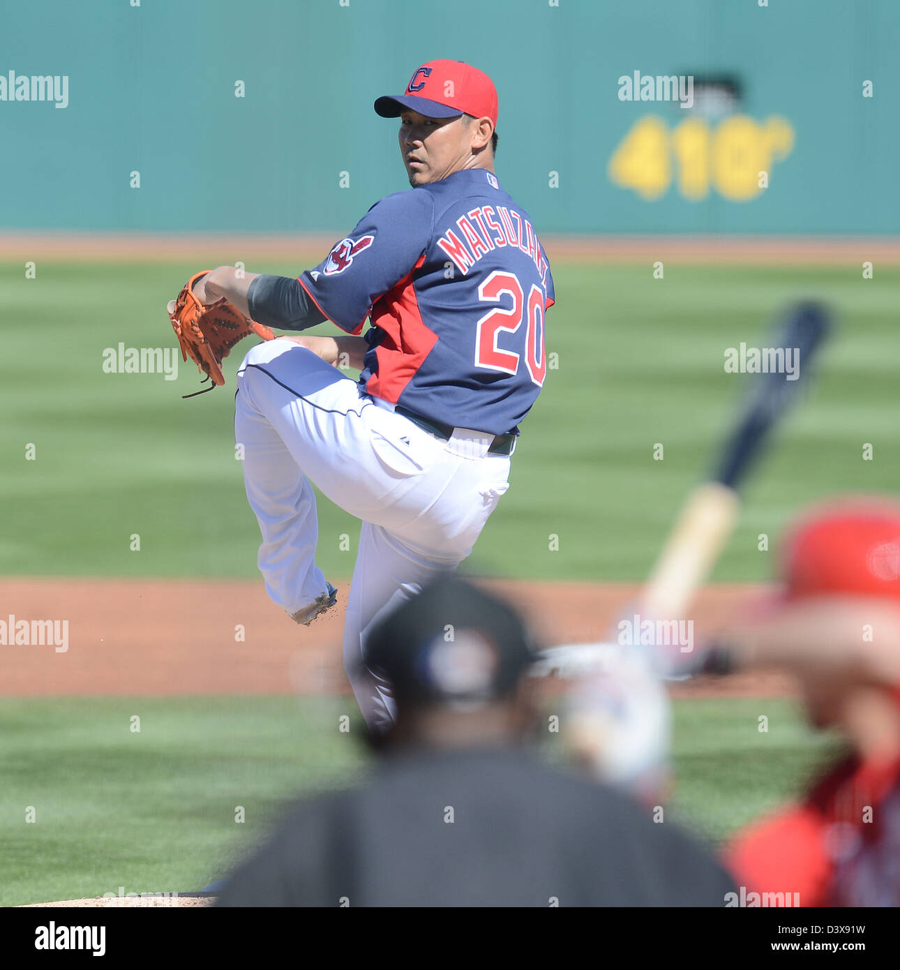 Daisuke Matsuzaka (Indians), FEBRUARY 24, 2013 MLB Daisuke