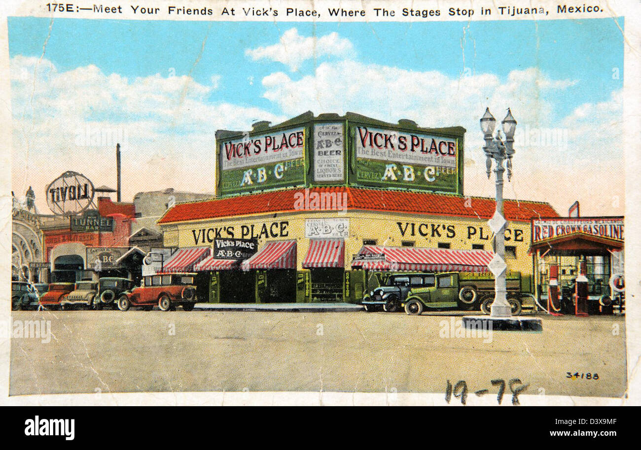Tijuana vintage scene hi-res stock photography and images - Alamy