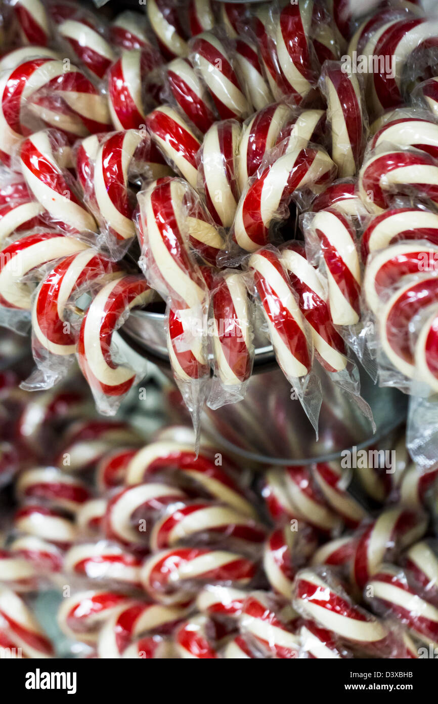 Gourmet hard candies for Christmas holidays Stock Photo Alamy