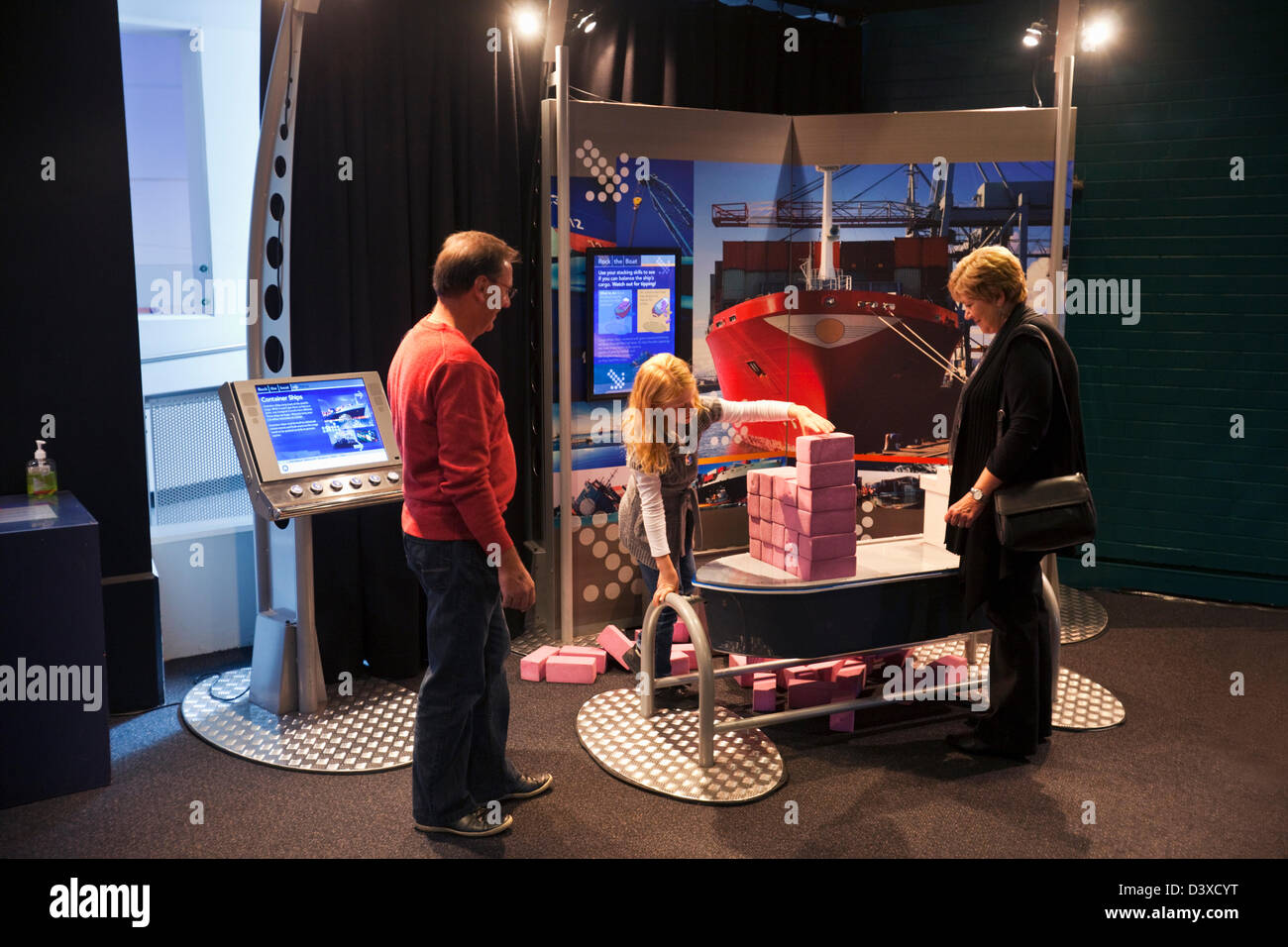 Interactive display at Questacon Stock Photo