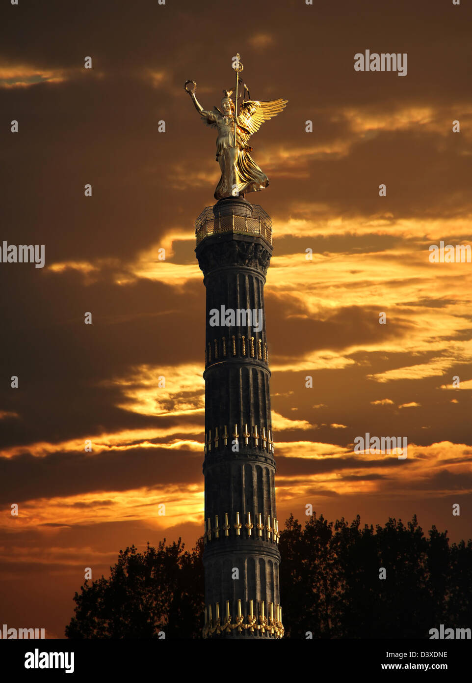 Berlin Siegessaeule, victory column Stock Photo - Alamy