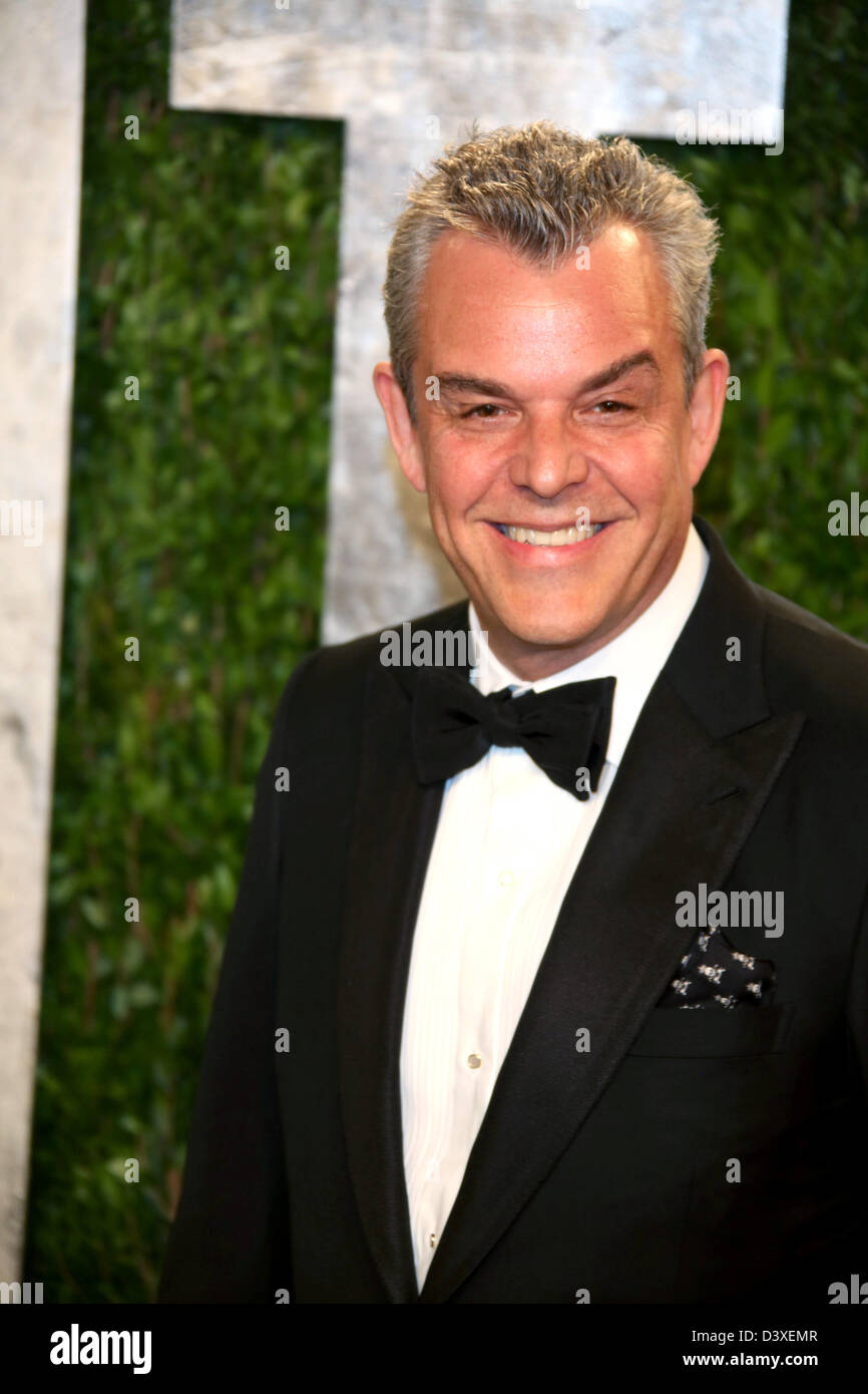 Actor Danny Huston arrives at the Vanity Fair Oscar Party at Sunset Tower in West Hollywood, Los Angeles, USA, on 24 February 2013. Photo: Hubert Boesl/dpa Stock Photo