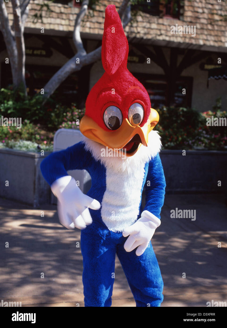 Woody Woodpecker Hugging Universal Studios