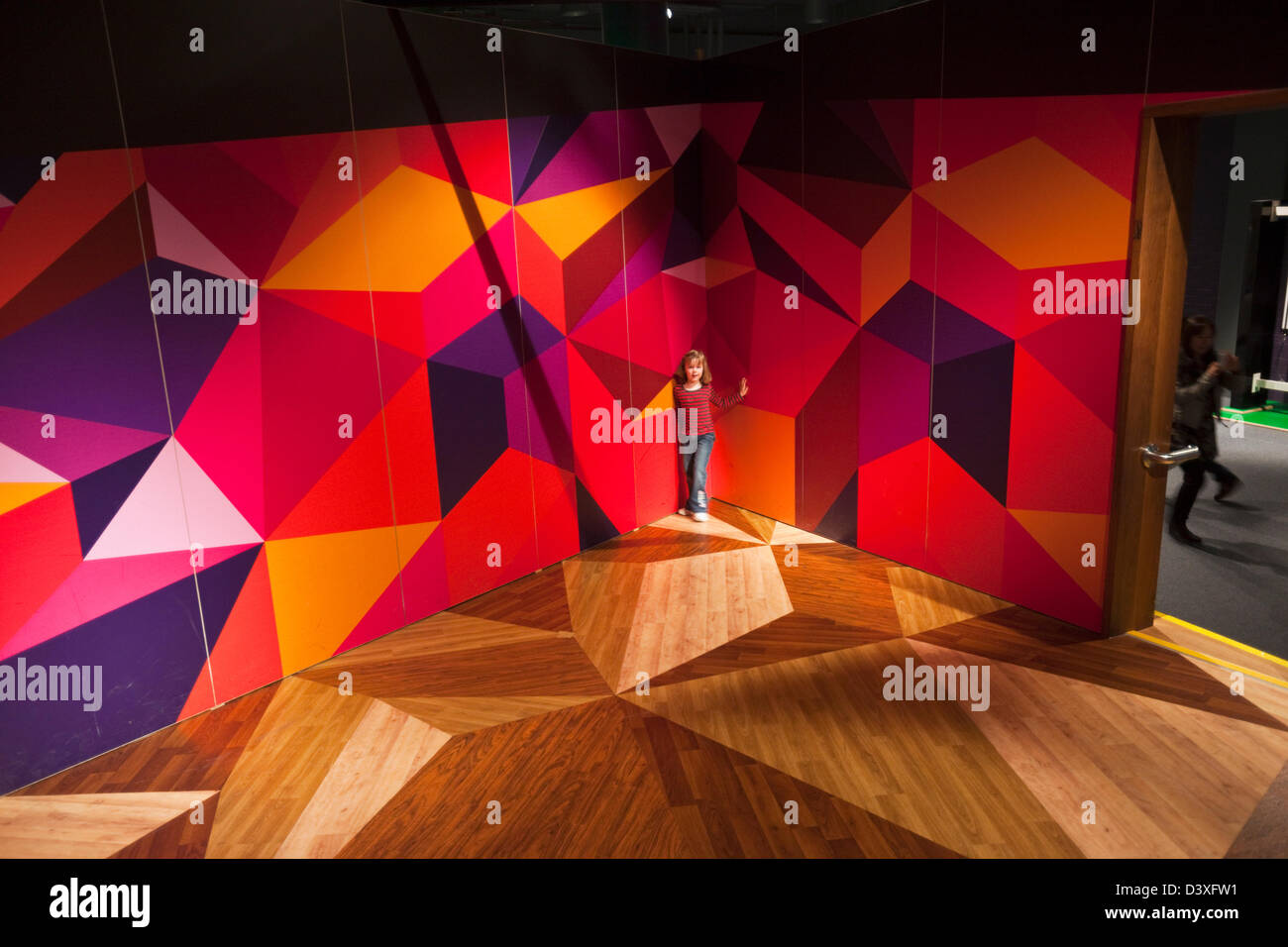 Interactive display at Questacon. Canberra, Australian Capital Territory (ACT), Australia Stock Photo