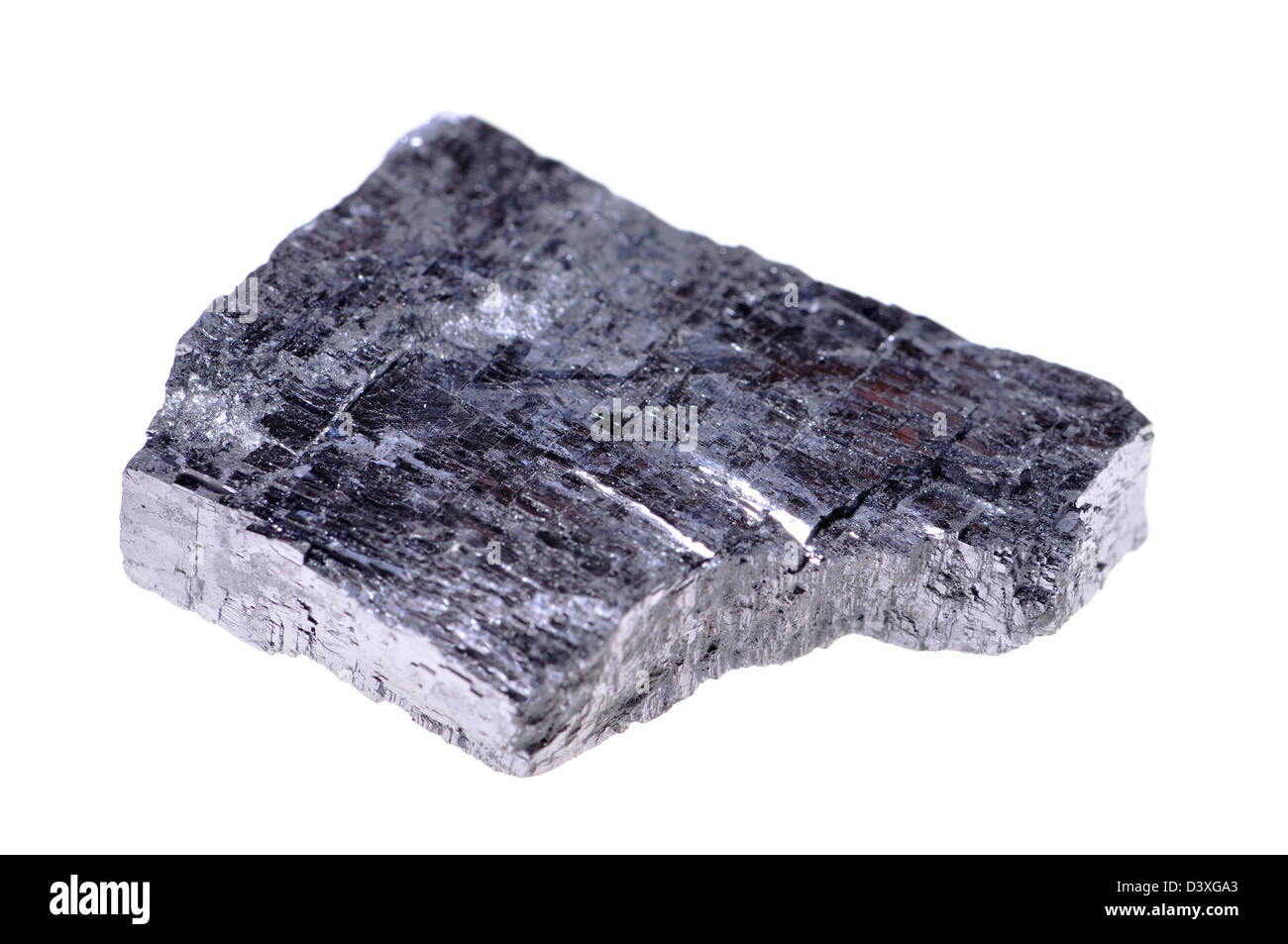 Galena (lead sulphide) principal ore of lead. Stock Photo