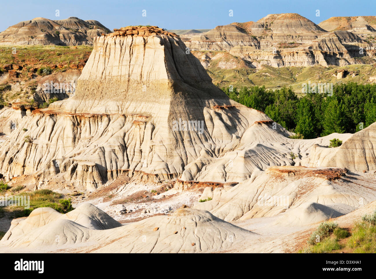 the picturesque badlands of „Dinosaur Provincial Park“, UNESCO World