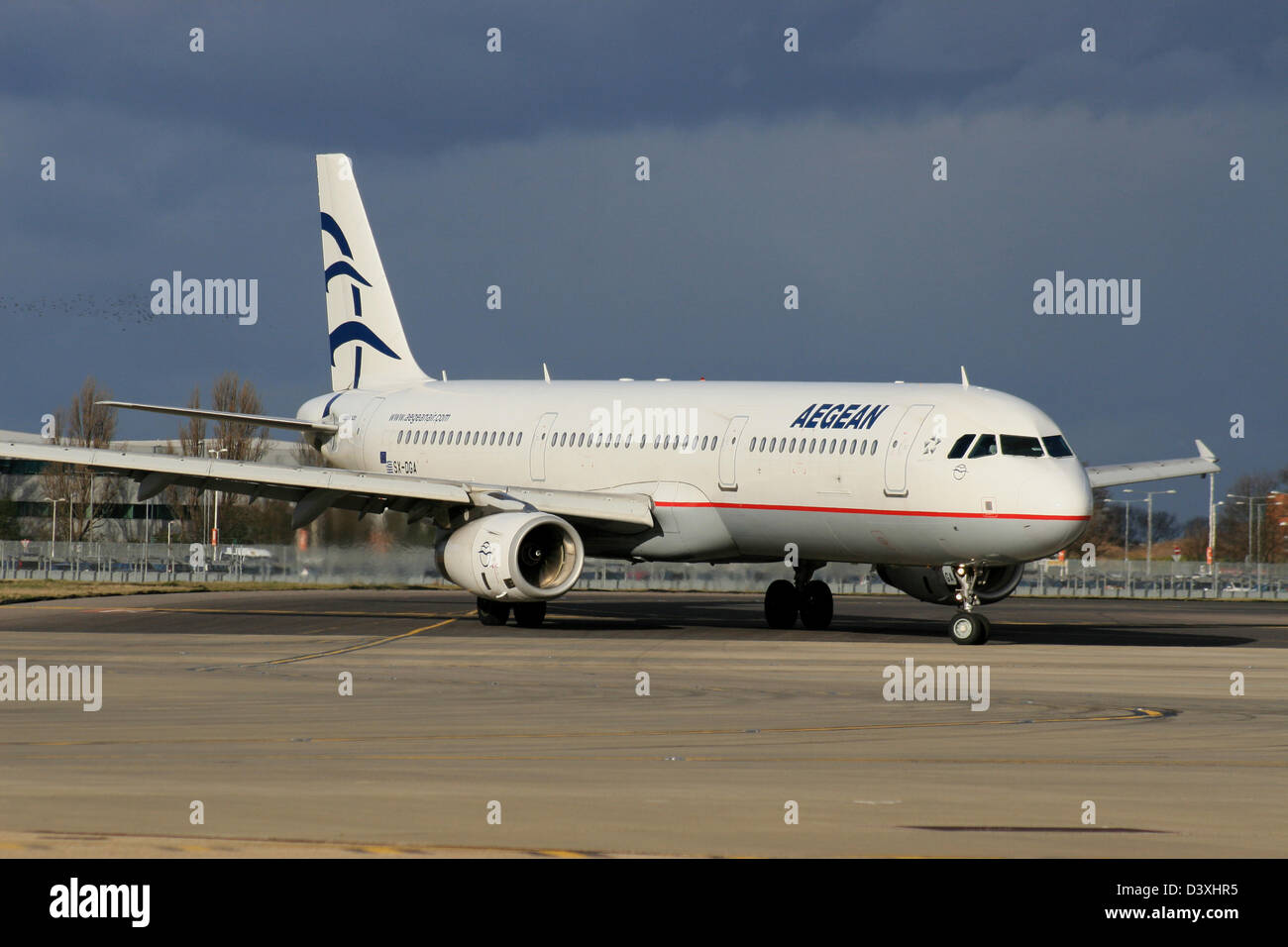AEGEAN AIRLINES GREECE Stock Photo