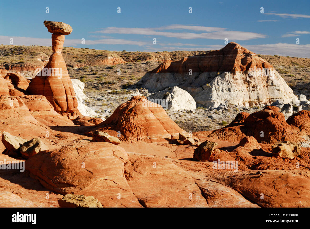 Riddrie Rocks red Hoodoo rock spire at the Rimrocks Stock Photo - Alamy