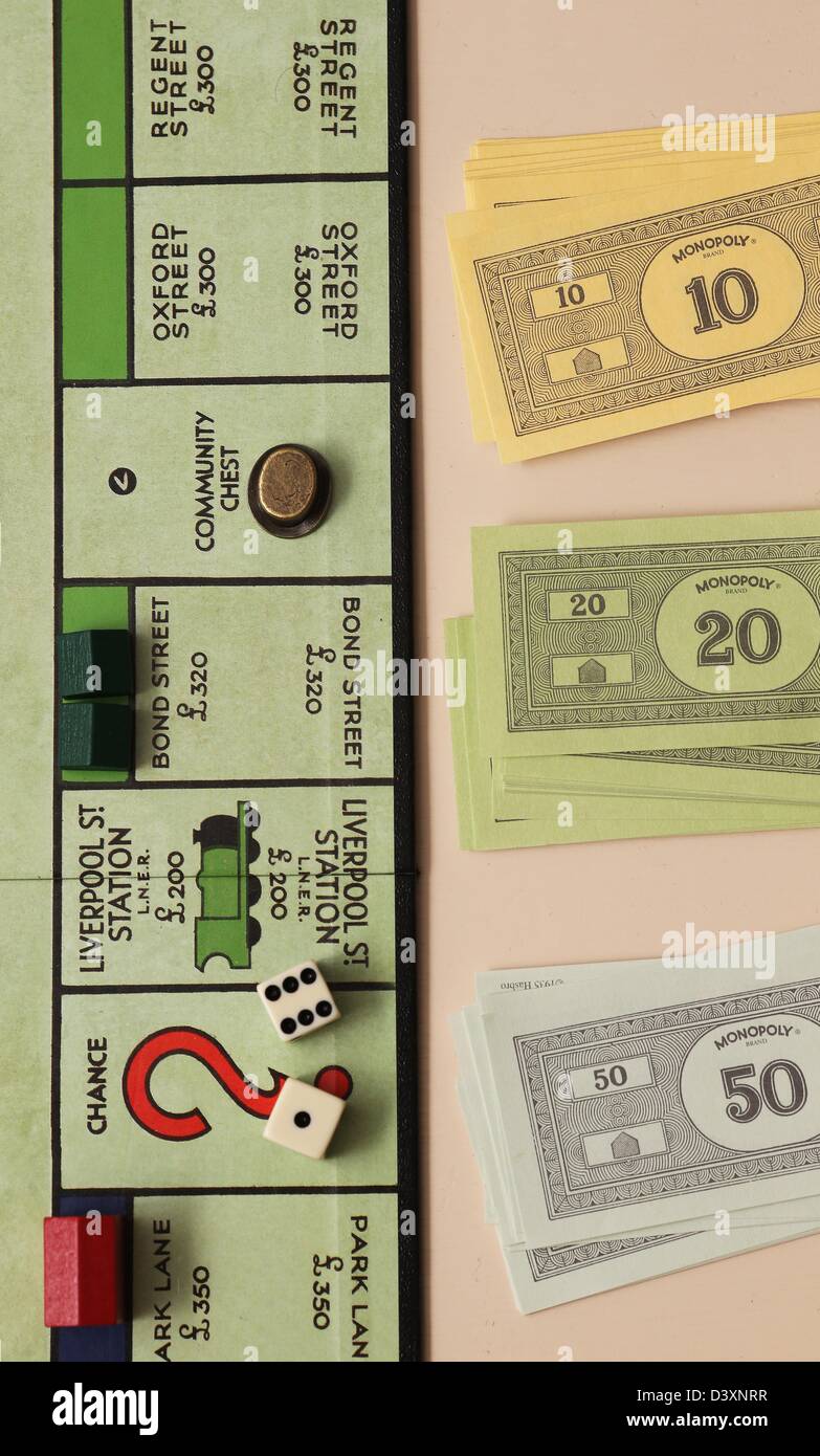 English edition of the Monopoly Board Game Stock Photo - Alamy