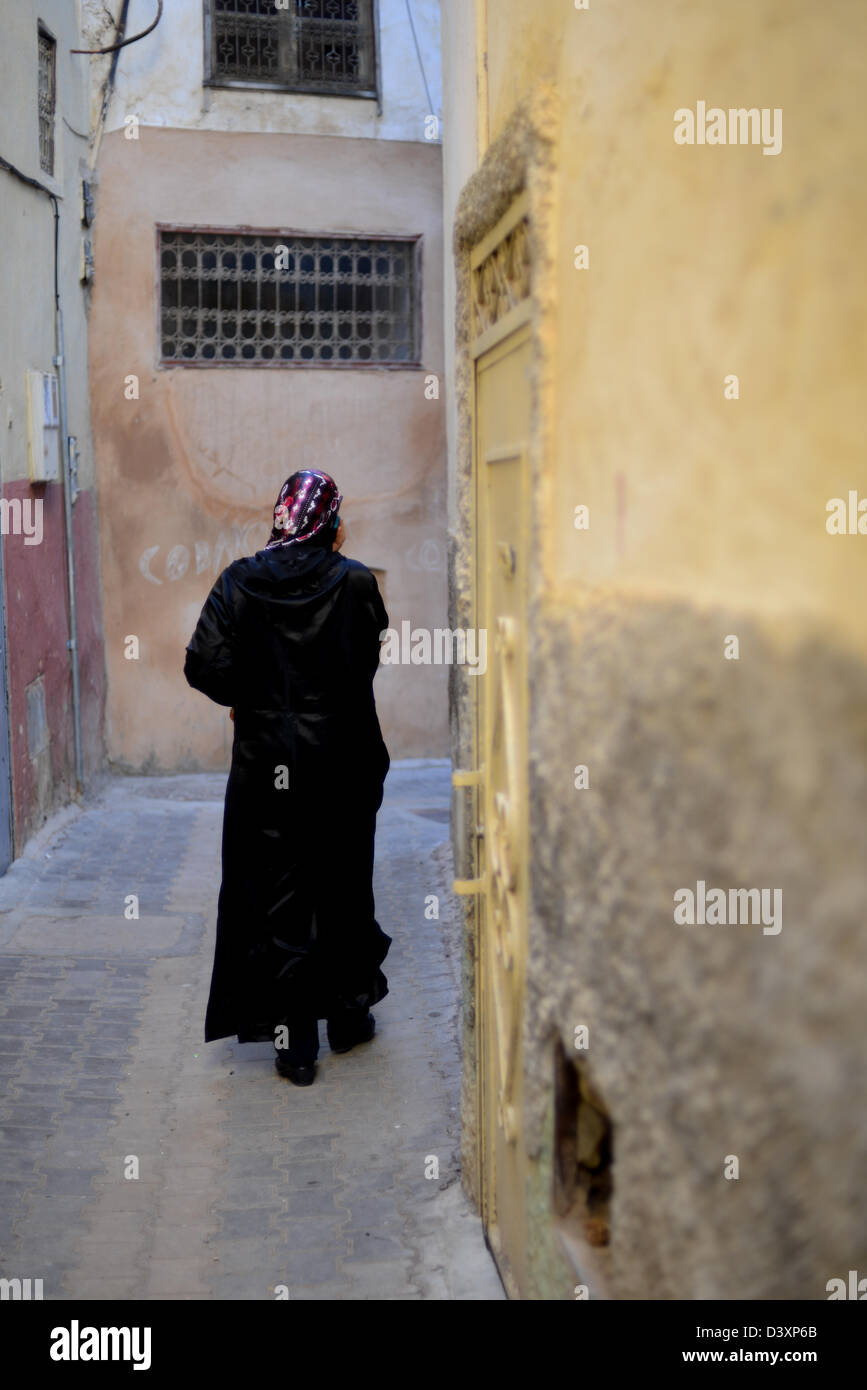 Woman in djellaba hi-res stock photography and images - Alamy