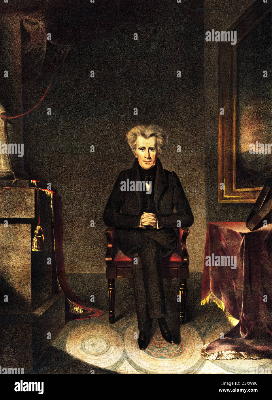 Vintage portrait of Andrew Jackson (1767 1845) the seventh US