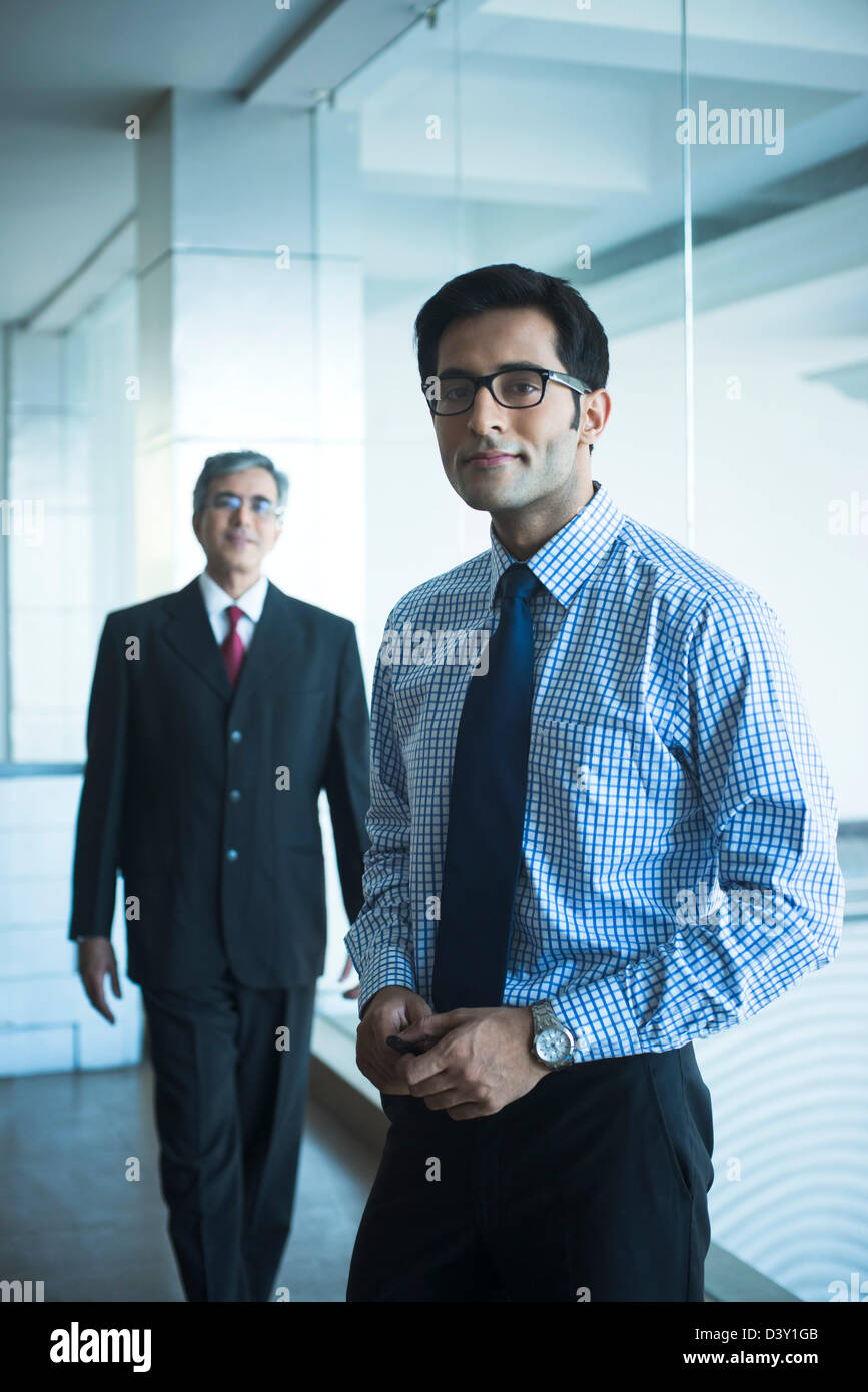 Two businessmen in an office Stock Photo - Alamy