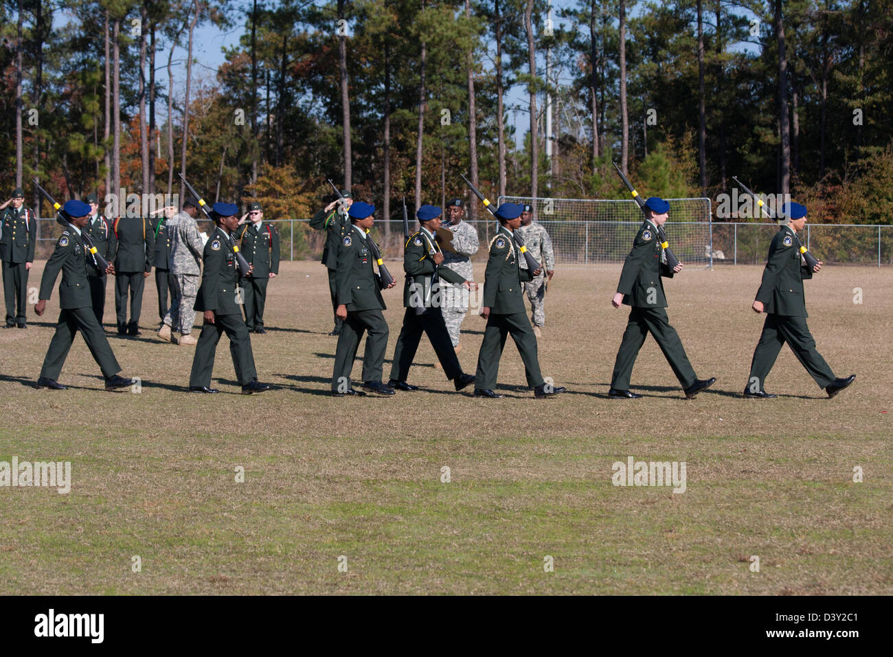 Drill Competition Being Graded Stock Photo Alamy