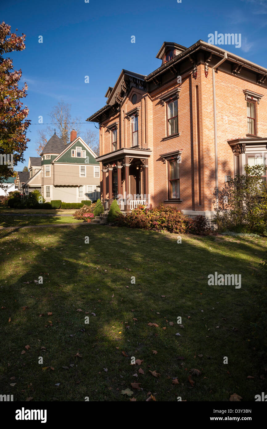 Victorian Houses, Cooperstown , NY Stock Photo Alamy