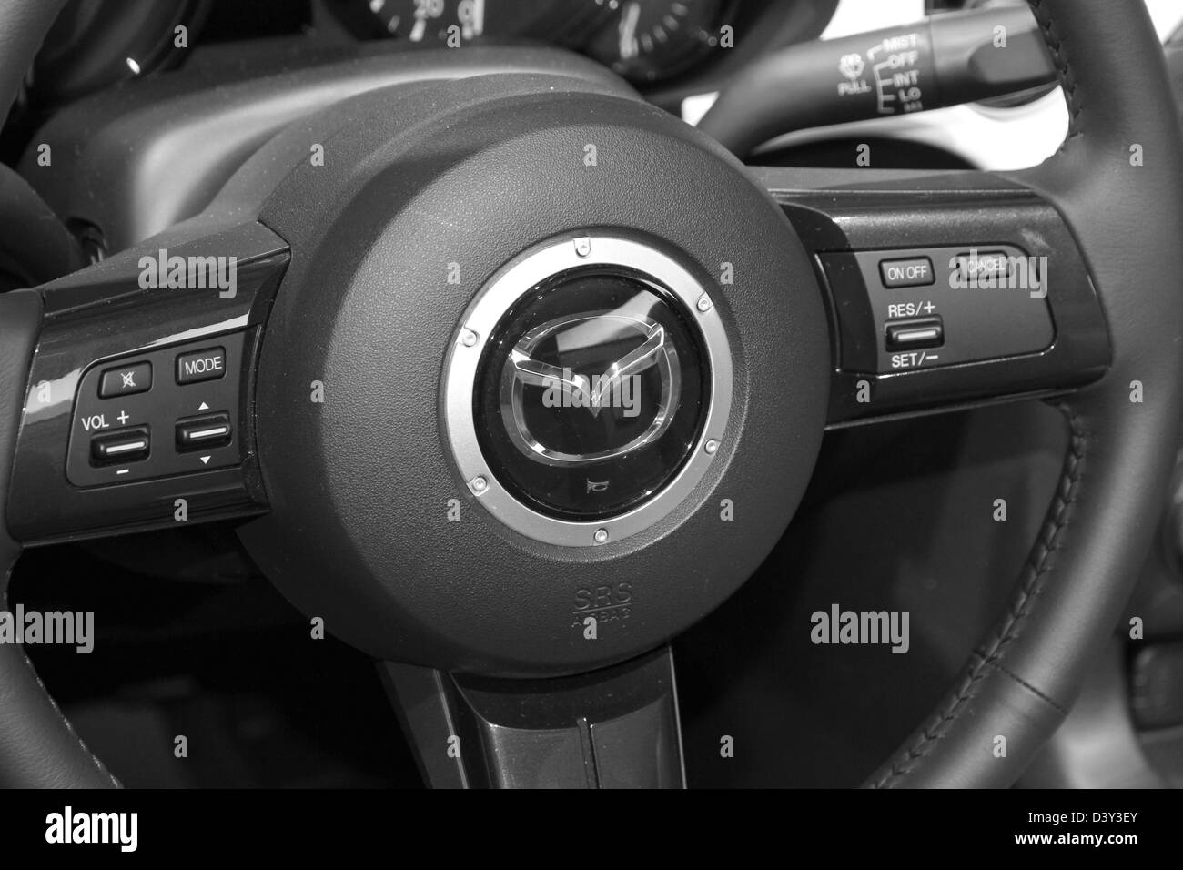 Mazda Steering Wheel Stock Photo Alamy