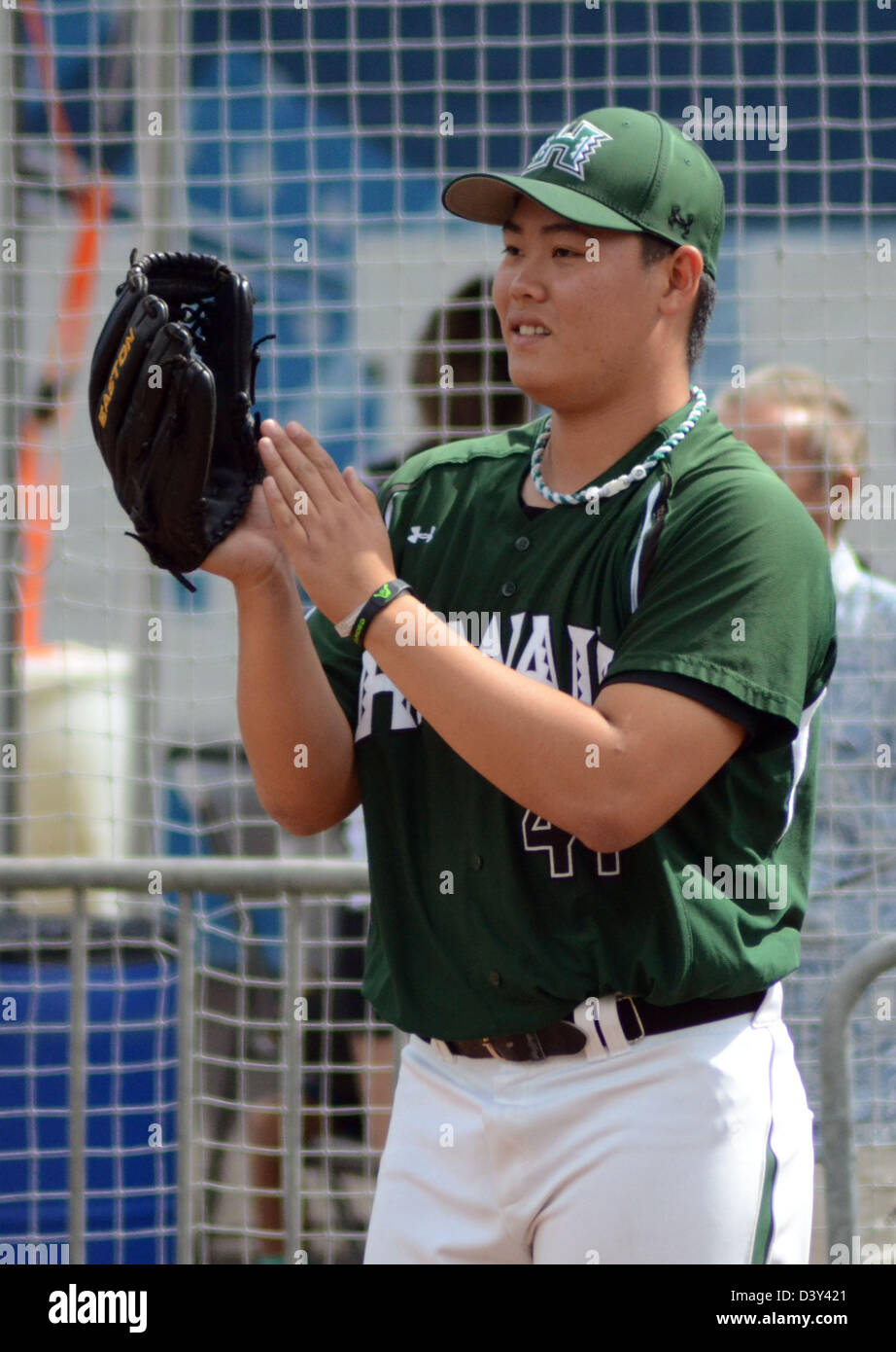 Feb. 24, 2013 Honolulu, HI, USA February 25, 2013 Pitcher Lawrence