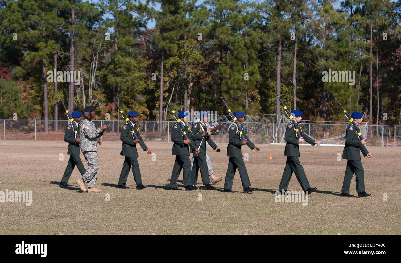 Drill Competition Being Graded Stock Photo Alamy